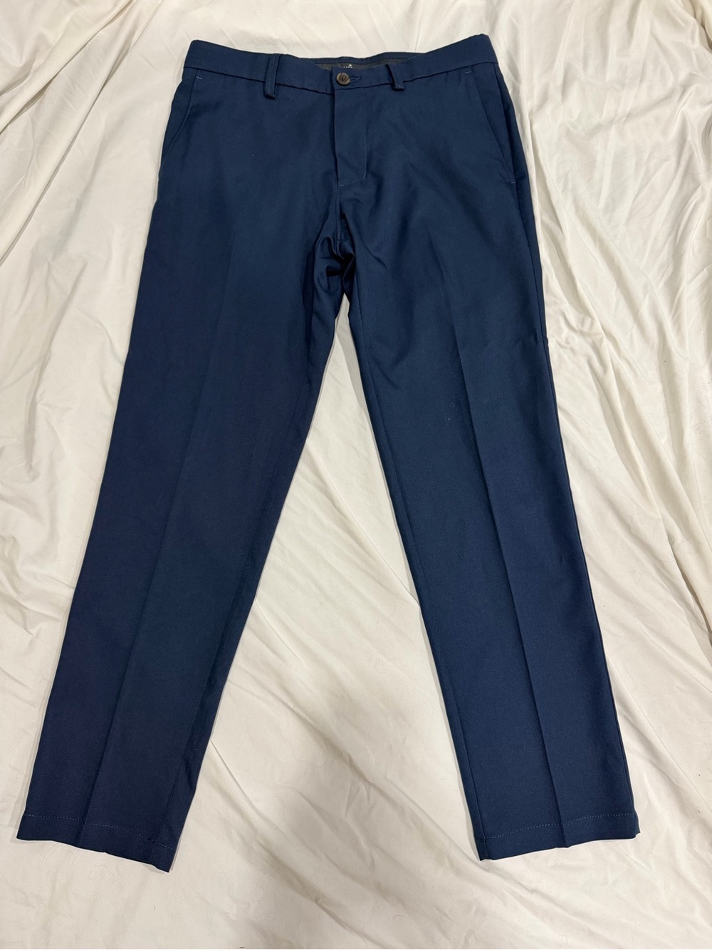 Haggar Navy Men's Dress Pants - Straight Leg